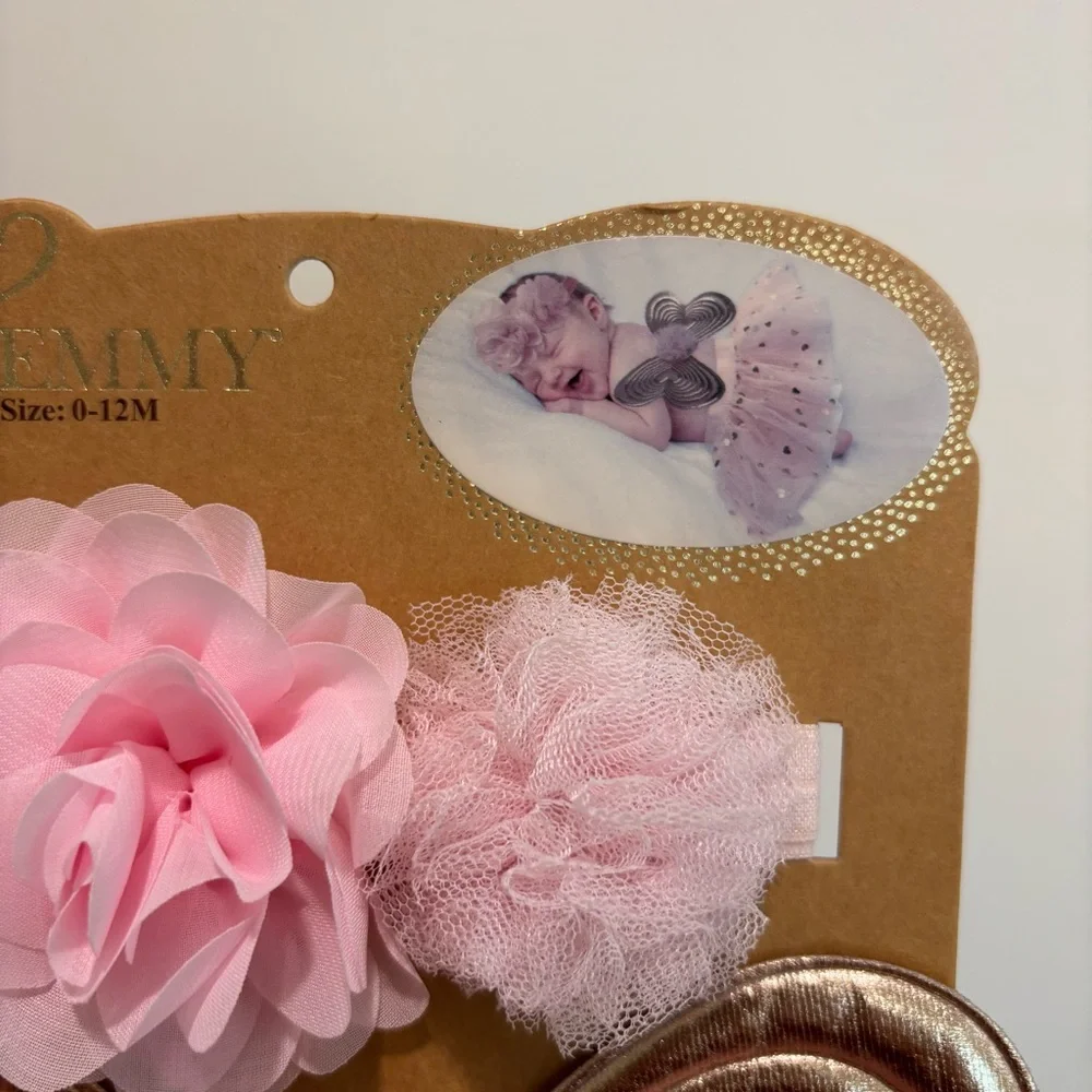 Elly & Emmy tutu and wings set for newborn baby girl nwt